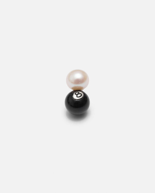 8 BALL EARRING STERLING SILVER